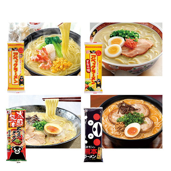 五木食品 くまもんラーメン 4種8食バラエティセット