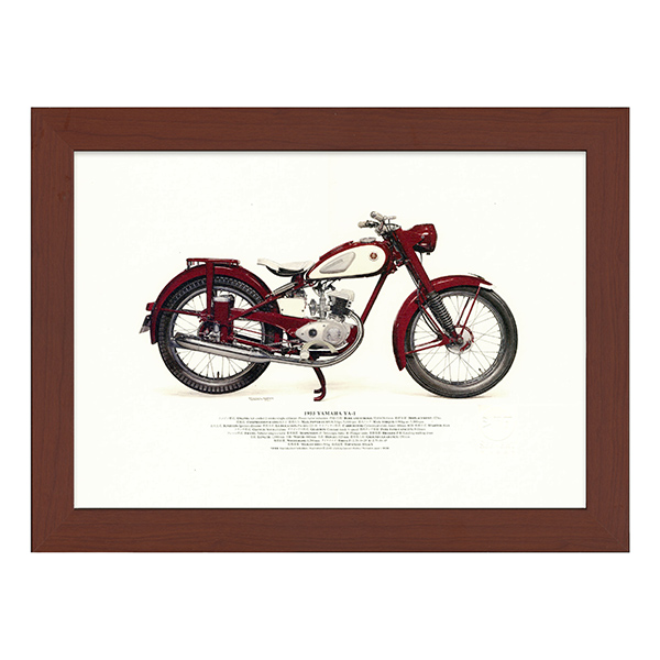 1955 YAMAHA YA-1 ピンナップ（A3額装）